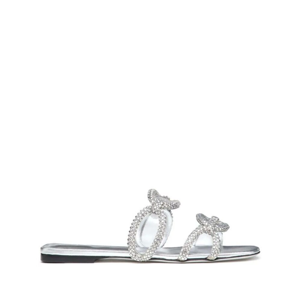 Valentino Garavani Chain 1967 Crystal-Embellished Sandals